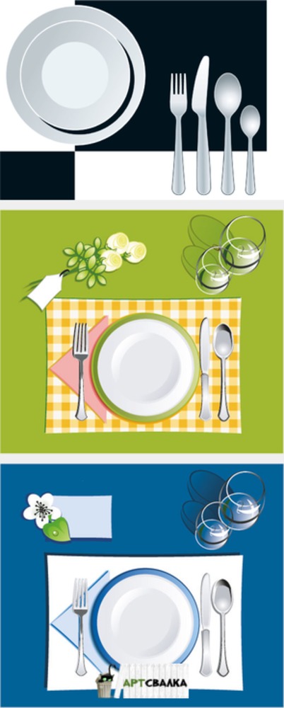 Тарелки на столе фото | Plates on the table photo